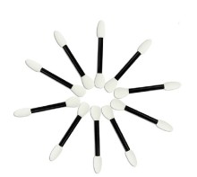 Disposable eyeshadow foam wand applicator