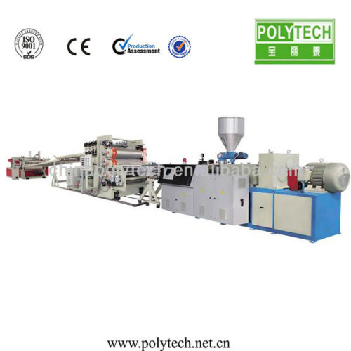 2014 pvc ps foamed profile production line