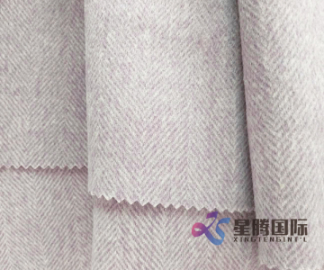 Fashionable Color 100% Wool Fabric For Overcoats