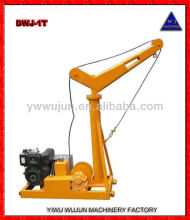 small jib Diesel crane DWJ-1T