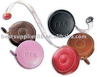 Colored PU covered Leather Measuring Tape