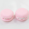 100pcs Χονδρικό Kawaii Colorful Polymer Round Cabochon Clay Simulation Food Macaroon DIY Deco Parts Accessories