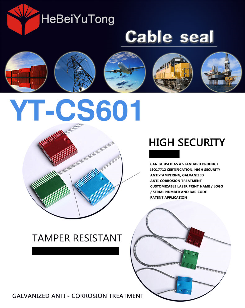 Safety cable seal truck trailer container cable seal ISO 17712