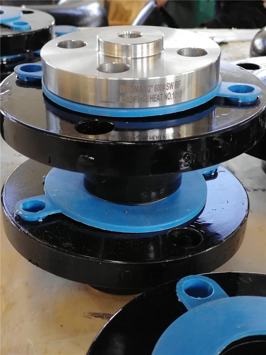 Flange de aço inoxidável WN 4 &#39;&#39;