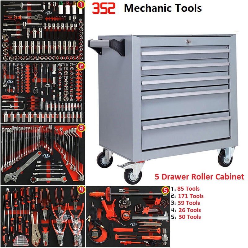 352メカニック技術工具セット