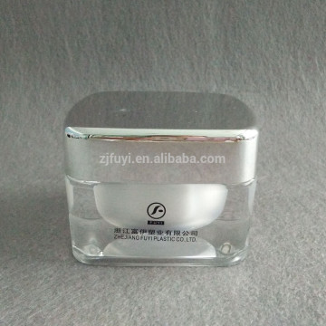 Luxury acrylic empty cosmetic jars