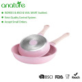 Pink Elegant Non Stick Ceramic Coating Cookware Set