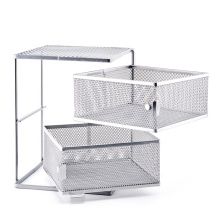 two-layer storage box office home storage and finishing