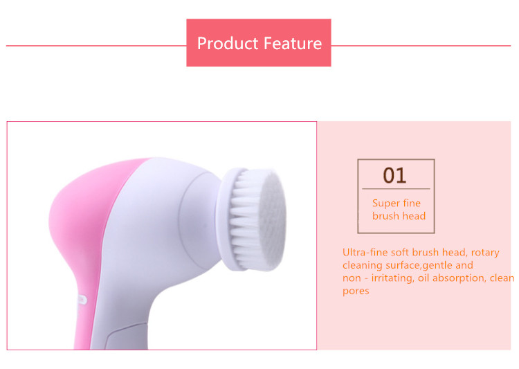 Multi-functional electric beauty products facial cleansing machine facial brush