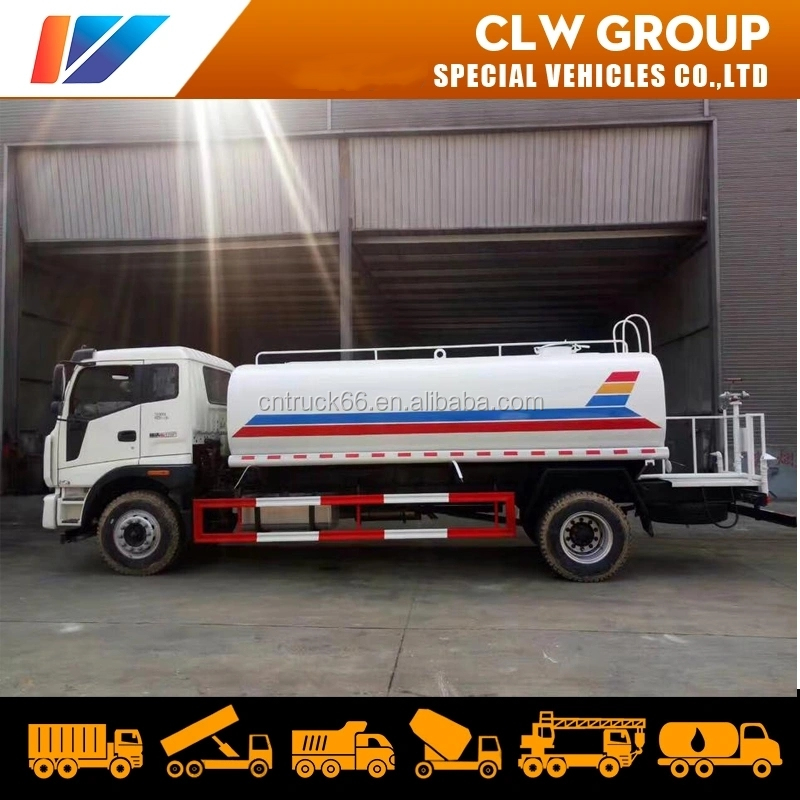 Foton 12m3 Water Bowser Truck 12000 liter water truck price sale