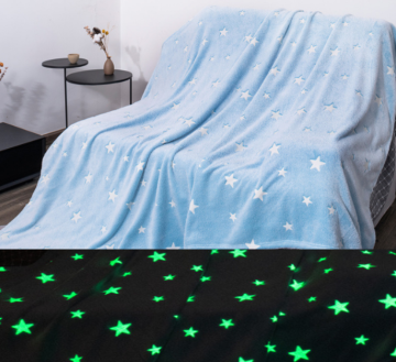 A blanket of starry night sky