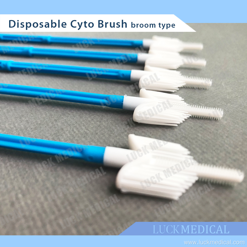 Disposable Cyto Brush Broom style Broom shape