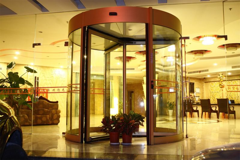 Mbsafe Professional Automatic Hot Sale Curved Glass Door