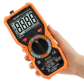 LCD backlight display smart multimeter for voltage current