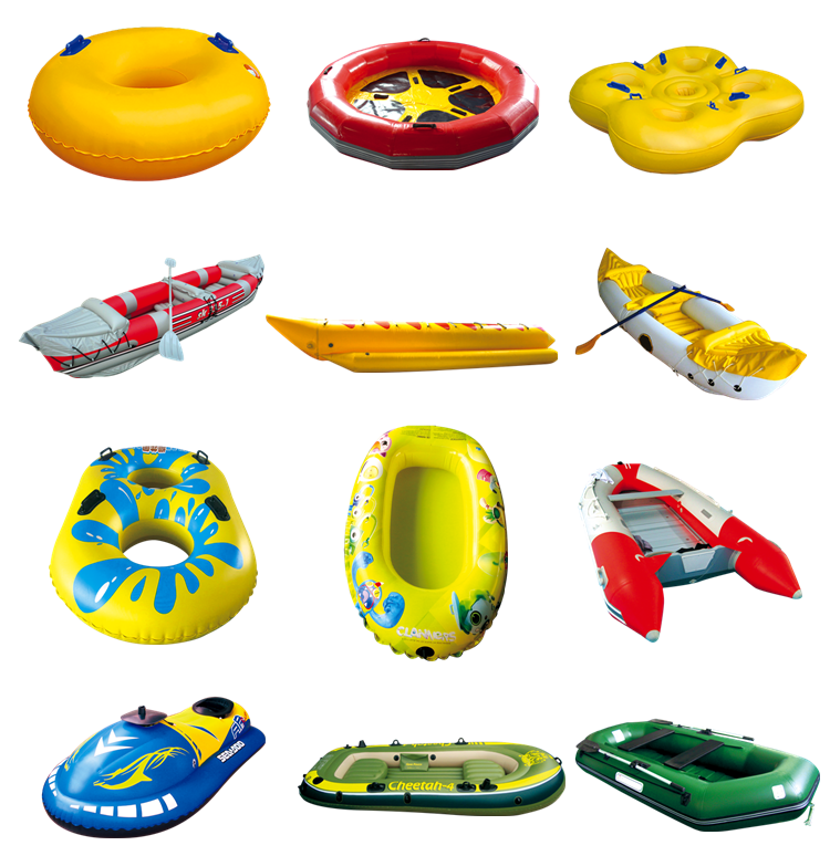 Plastic Double inflatable canoe kayak 3 Person kayak