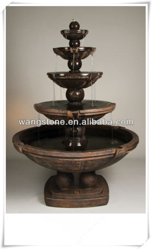 Antique casting bronze water fountain for garden decor