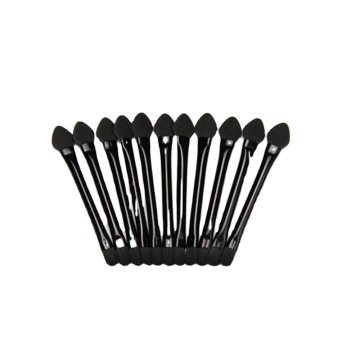 Black Double Sided Eye Shadow Shields Sponge Applicator Brush