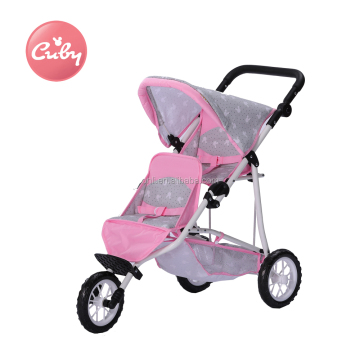 Adjustable Handle Double Seat Twins Baby Doll Stroller