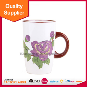 Hot selling creative customised ceramic mug set with full decal