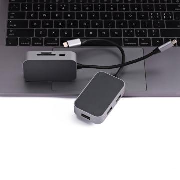 Estación de acoplamiento 3 en 1 USB C HUB