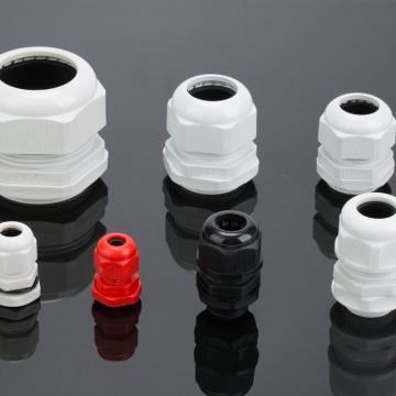 Black Waterproof Cable Glands and PG Wiring Accessories