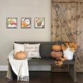 Pumpkin Farmhouse Canvas Wall Art