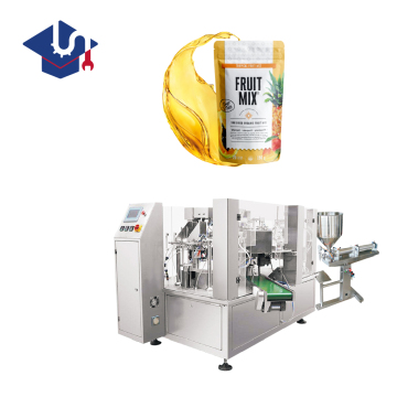 Rotary premade bag packing machine