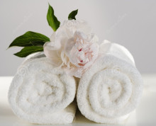 16s High Quality Hand Towels Blue Color Plain Design