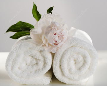 16s High Quality Hand Towels Blue Color Plain Design