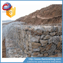 rock filled erosion control hot galvanized gabion baskets for sale