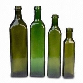 square bottles,4 Glass 1 Liter bottles Empty Olive Oil Bottles Dark Green,750ml bottles,500ml, bottles,250ml bottles