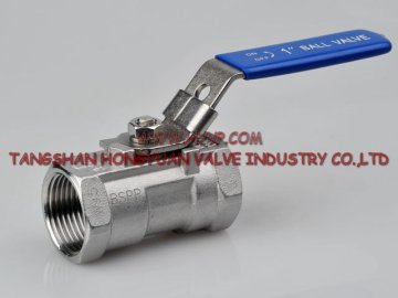 1000wog Threaded Reduce Bore Full Bore 1PC Balll Valve