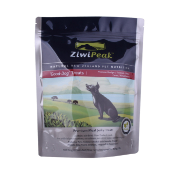 Plastic zipper packaging custom printing pet food pouch