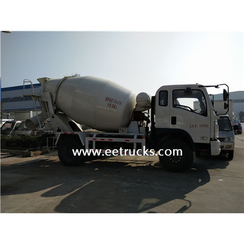 Foton 5 CBM Self Loading Concrete Mixer Vehicles