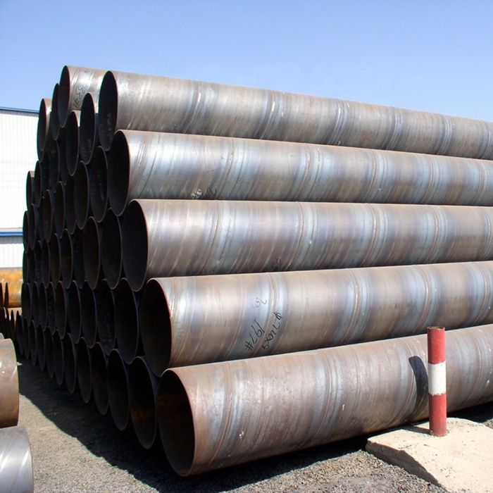 China Wholesaler Q235 SSAW Carbon Steel Spiral Welded Pipe Gas and Oil Pipe