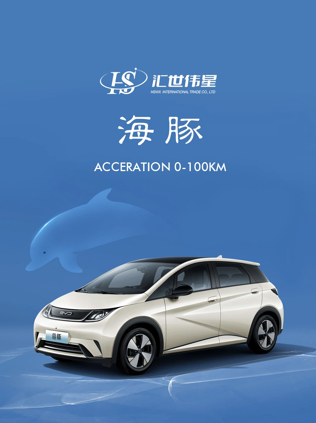 2023 Version EV Car Byd Dolphin New Energy Electric Sedan Car Left Hand Drive Electric Vehicle Used Car Made in China Used Car 0km EV Car Electric Car