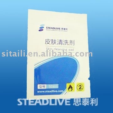 medical stoma skin cleaning pad/perfect skin cleaning