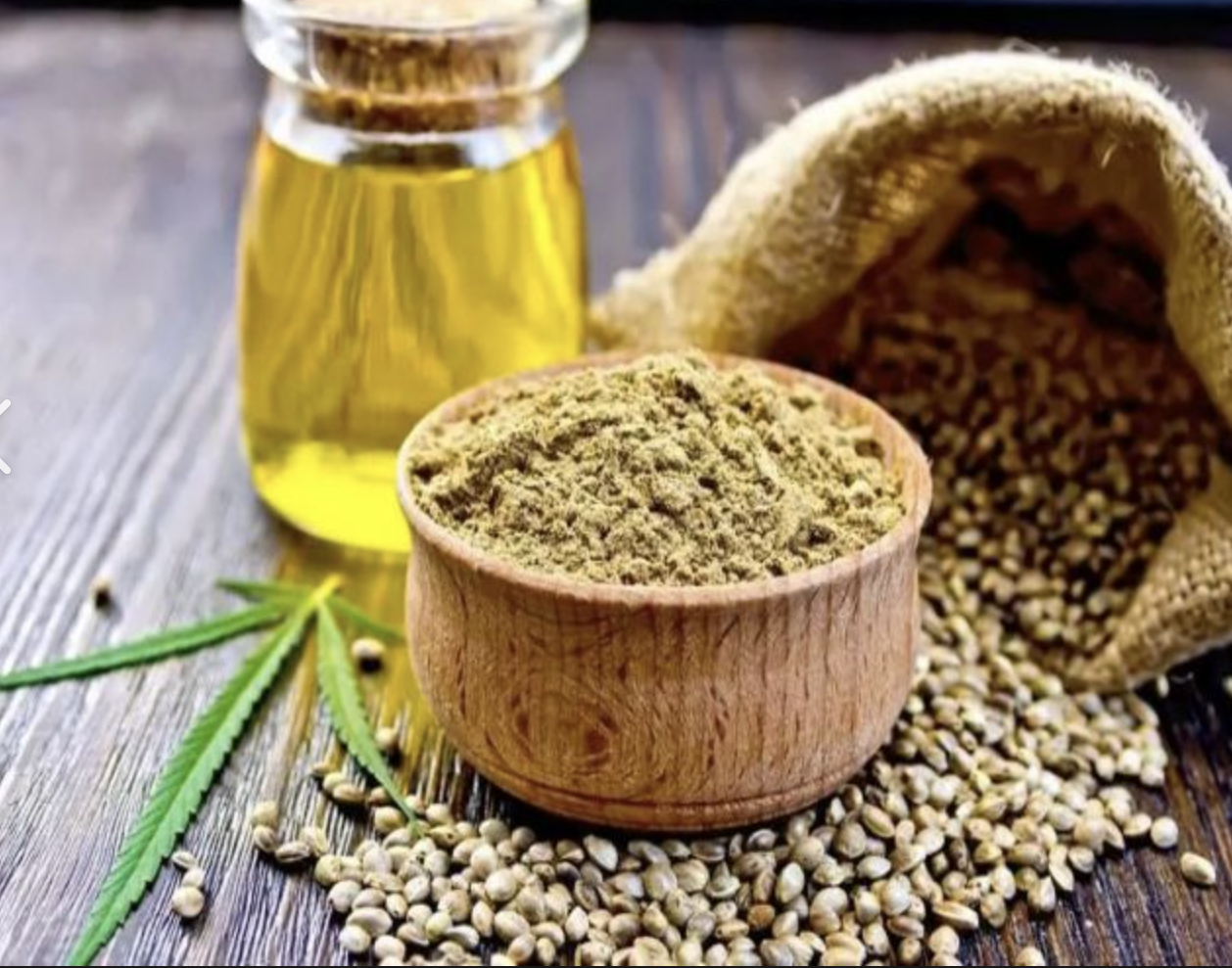 Порошок семян конопли для пищевых добавок Hemp Seed Powder for Dietary Supplements