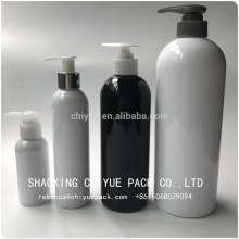 Large Volum 500ml 1000ml Boston Round Shampoo Bottle