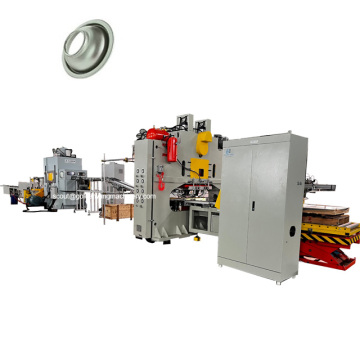 Tinplate aerosol can metal caps making machine