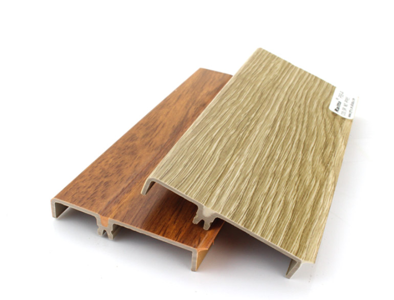 P68-A, PVC Baseboard Profile 68mm Decorative Wall Skirting Protector Skirting Board Coat Accessories OEM Customized