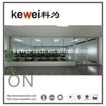 Opaque -transparent electronic smart window glass , smart glass for commerical