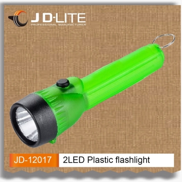 Multi-colors 2 led infrared flashlight plastic Flashlight