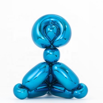 Abstract stainless steel jeff koon balloon monkey sculpture ornaments