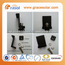 Black solar mounting Clamps solar mounting solar panel clamps