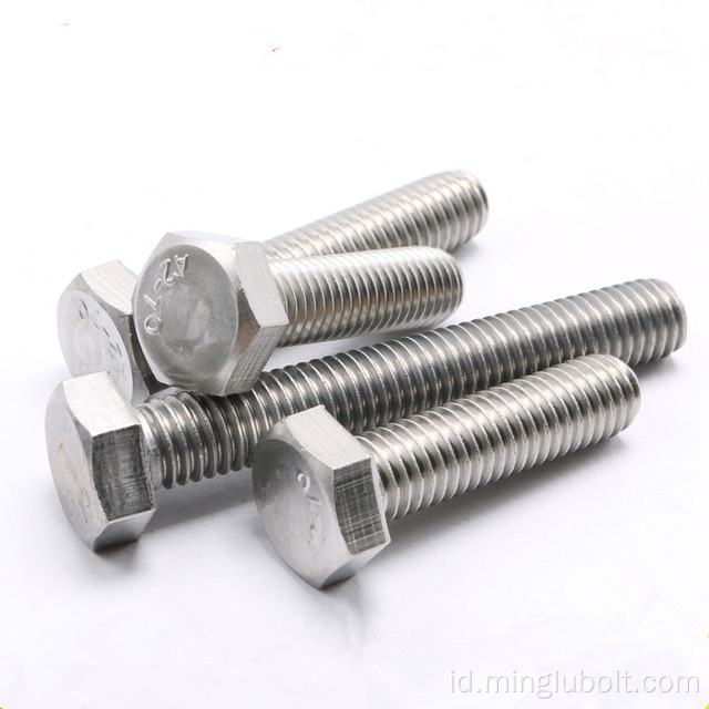 Minglu Stainless Steel A2 Bolt Nut Fastener