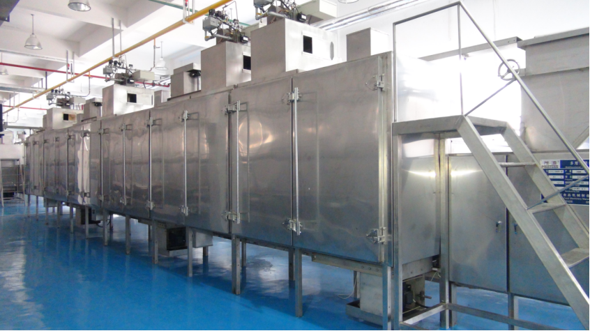 continuous nuts dryer