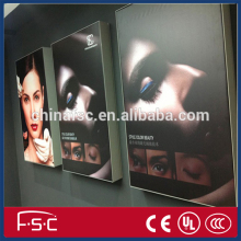 Large led frameless fabric light box