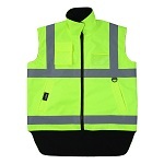 Customized Work Hi Vis Short Fleece Safety Vest