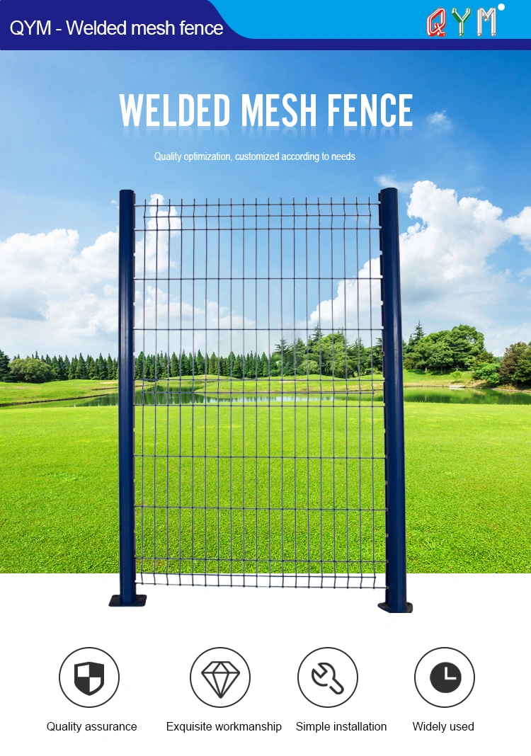 Metal Fencing 6X6 Concrete Reinforcing Welded Wire Mesh 3D Fence